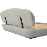 Scandic Svijetlo sivi tapecirani bračni krevet s prostorom za odlaganje s podnicom 180x200 cm Odette – | shoptok.hr