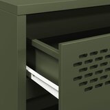  Komoda maslinastozelena 68x39x58,5 cm hladno valjani čelik | shoptok.hr