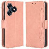 INORCO Za Tecno Spark 10 4G preklopna usnjena torbica za telefon, stojalo, več rež za kartice, pokrov denarnice, (22035549) Cene