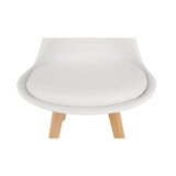 Kondela Stol, bel/bukev, BALI 2 NEW | Shoptok.si