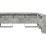  Skladišno uzglavlje Betonski sivi 160 cm Konstruirano drvo | shoptok.hr