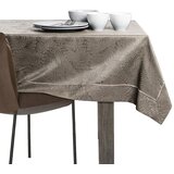 AmeliaHome Stolnjak Gaia s manšetom i obrubom 110x110 cm, cappuccino | shoptok.hr