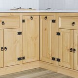  Cabinet s policom Med 60 x 32 x 40 cm Čvrsto borovo drvo | shoptok.hr