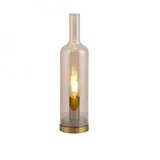 Just LIGHT. 14006-27 - Stona lampa BOTTLE 1xE14/25W/230V bežna/dimljena | Eponuda.com