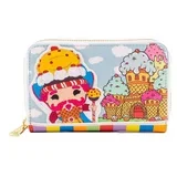 hasbro candy land take me to the candy zip around wallet