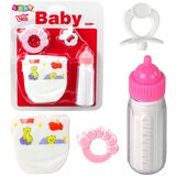 Doll Accessories Set Pacifier Bottle Diaper Rattle | shoptok.hr