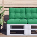  Jastuci za palete 2 kom zeleni od tkanine | shoptok.hr