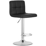  PROT okretni tabure - crna eko koža / kromirana baza x 2 | shoptok.hr