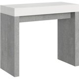 Ityhome 90 x 77 konzolna miza bela/siva, (20847851) Cene