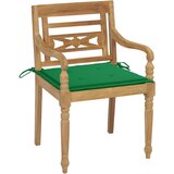 The Living Store Batavia stoli z blazinami 6 kosov trdna tikovina - Batavia Stol, (21494379) | Shoptok.si