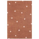 Lorena Canals Ciglasti periv/ručno rađen pamučan dječji tepih 100x150 cm Mini Dot Chestnut – Cijene