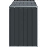  Spremište za 3 kante za otpad antracit 216x81x115 cm čelično | Eponuda.com