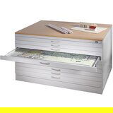 C+P Omara za risbe, DIN A1, 5 predalov, višina 420 mm, svetlo sive barve | Shoptok.si