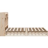  Krevet s regalom za knjige bez madraca 160x200 cm od borovine | shoptok.hr