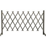 vidaXL Vrtna mrežasta ograja siva 150x80 cm trden les jelke Cene