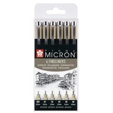 Royal Talens pigma micron liner set black 6k ( 672081 ) u