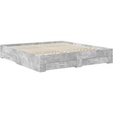  Konstrukcija postelje z vzglavjem Betonsko siva 180 x 200 cm, (5000103035) | Shoptok.si