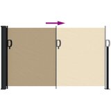  Uvlačiva bočna tenda 120 x 600 cm bež | shoptok.hr