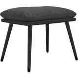  Stolček za noge temno siv 45x29,5x35 cm blago in umetno usnje, (20818591) | Shoptok.si