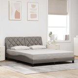  Okvir za krevet bez madraca smeđesivi 160x200 cm od tkanine | shoptok.hr