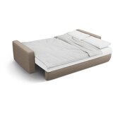 Cosmopolitan Design Svetlo rjava raztegljiva sedežna garnitura s prostorom za shranjevanje 238 cm Belfast – | Shoptok.si