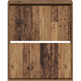  Ormar za cipele na zidu ARNHEM 71 x 17 x 86 cm Staro drvo | shoptok.hr