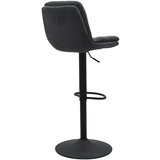 Unique Furniture Temno siv barski stol z nastavljivo višino Colville – | Shoptok.si