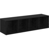 vidaXL Komplet TV omaric 4 pcs Črna 37 x 37 x 142.5 cm Konstruiran les | Shoptok.si