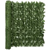 vidaXL Balkonski zastor s tamnozelenim lišćem 400 x 100 cm Cijene