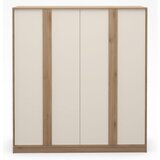 Marckeric Krem/u prirodnoj boji ormar u dekoru hrasta 180x197,5x53 cm Dennis – | shoptok.hr