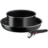 Tefal Aluminijast komplet loncev 3 ks Ingenio Easy Cook & Clean Black – Tefal | Shoptok.si