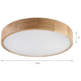 Brilagi LED plafonsko svetlo CARVALHO MODERN 4xE27/60W/230V hrast prečnik 57,5 cm | Eponuda.com