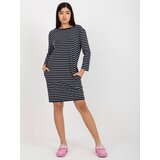 RUE PARIS Dress-LO-SK-LK-259.00X-white-navy blue | shoptok.hr