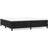 The Living Store Posteljni okvir črn 200x200 cm žamet - Box Spring Posteljni Okvir, (21488185) | Shoptok.si