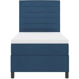  Vzmetnica z box spring temno modra 100x200 cm tkanina, (22081183) | Shoptok.si