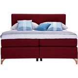 Esposa POSTELJA BOXSPRING 160 cm x 200 cm , tekstil rdeča | Shoptok.si