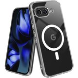 AVIZAR magsafe ohišje za google pixel 9a odporno na udarce z ojačenimi vogali, prozorno, (5000016761) | Shoptok.si
