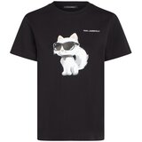 Karl Lagerfeld Majica crna / bijela | shoptok.hr