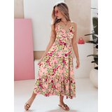 DStreet Sukienka maxi MISSBLOSSY różowa | Shoptok.si