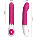 Pretty Love Daniel - vodootporni vibrator za G-točku (ružičasto-bijeli) | shoptok.hr