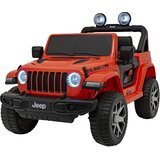  Licenciran avto na akumulator Jeep Wrangler Rubicon 4x4 - oranžen | Shoptok.si