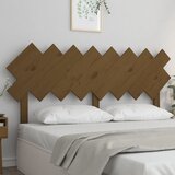vidaXL Posteljno vzglavje medeno rjavo 159,5x3x80,5 cm trdna borovina | Shoptok.si
