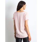 BASIC Feel Good T-shirt-RV-TS-4832.02P-light pink | Shoptok.si