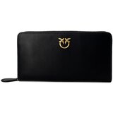 Pinko Denarnice RYDER ZIP AROUND VITELLO SETA 100250 A0F1 Črna Cene