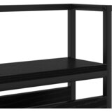 vidaXL Skladišno uzglavlje Crni hrast 140 cm Konstruirano drvo | shoptok.hr