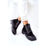 Kesi Leather Trapper Boots Big Star II274363 Black | Eponuda.ba