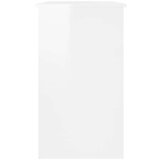  Radni stol visoki sjaj bijeli 90 x 45 x 76 cm od iverice | shoptok.hr