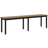  Klupa Umjetnička hrastovina 160 x 35 x 45 cm Konstruirano drvo | shoptok.hr