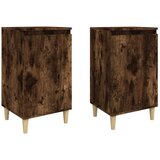  Noćni ormarići 2 kom boja hrasta 40x35x70 cm konstruirano drvo | shoptok.hr