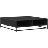  za kavu crni 100x100x30 cm Konstruirano drvo i metal | shoptok.hr